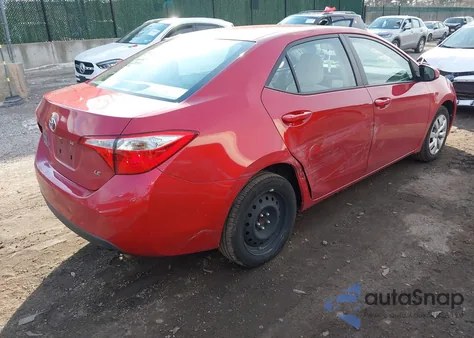 2015 Toyota Corolla Le z USA, uszkodzony, nr VIN 5YFBURHE9FP188145